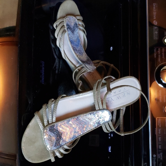 Sequin Strappy Sandals - Picture 4 of 7